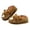 Brown, variant on Cute Bear Slippers Men Women Winter Warm Cartoon Plush House Shoes Full Back Soft Couple Fuzzy Indoor Slippers