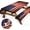 American Flag, variant on Picnic Table Cover with Bench Covers Elastic Edges, American Flag Fitted Table Cover, Outdoor Patio Camping Essentials 60 Inch 3PCS, Waterproof Camping Fitted Tablecloth