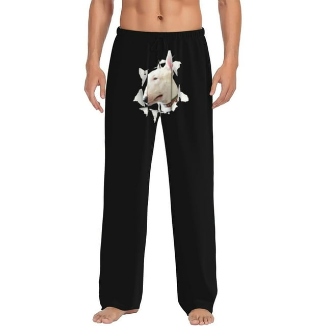 Pantalon de Pyjama pour Chien pour Staffordshire Bull Terrier, Arc-en-Ciel Extensible avec Poches