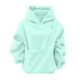thumbnail image 5 of REDARER Girls Animal Pocket Hoodie with Shoulder Straps, Long Sleeve Pet Carrier Sweatshirt for Kids Fun Wear,13-14 Years, 5 of 6