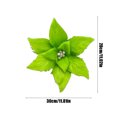 thumbnail image 3 of Fiudx Guirnalda de Flores Navideñas, Suave Felpa, Colores Vibrantes para Alegrar Las Fiestas, Decoración Versátil para Árboles, Mesas, Oficinas y Hoteles. Tamaño: 30 X 28 X 3 Cm. Juego de 1 Unidad., 3 of 6