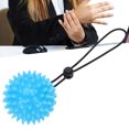 thumbnail image 3 of Peahefy Hand Grip Ball,Massage Therapy Grip Ball Hand Finger Flexibility Strength Exercise Hand Grip Ball with Rope, 3 of 8