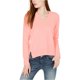 thumbnail image 1 of Maison Jules Suéter de chenilla con cuello en V para mujer, rosa, XS maison Jules  Pull-over, 1 of 2