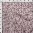 thumbnail image 4 of oneOone Polyester Spandex Light Pink Fabric Floral Retro Craft Projects Decor Fabric Printed By The Yard 56 Inch Wide, 4 of 5