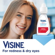 Visine Red Eye Hydrating Comfort Drops Work Fast for Redness or Dry Eyes, 0.5 fl oz
