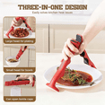 thumbnail image 5 of 3-in-1 Hot Plate Gripper, 2025 NEW Multi-Angle Anti-Scald Bowl Holder Clip & Hot Plate Grabber Tool with Lock for Hot Bowl Cozy Holder, Hot Plate Gripper Tongs(White 2PCS), 5 of 10