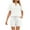 White, variant on Womens 2 Piece Sets Summer Lounge Sets Sweatsuit Shorts Set Casual Matching Sets White XXL(XXL)