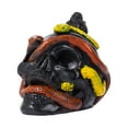 thumbnail image 3 of Qocolhg Screaming Aztec Death Whistle - Loud Human Sounding Screams 125+ Decibels Loud, Collectible, Aztec Design in Obsidian Black, Self Defense, Halloween Decoration Clearance, 3 of 6