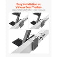 thumbnail image 5 of KFFKFF Boat Trailer Steps, 3-Step Design with Handle, Durable Carbon Steel Ladder with Non-Slip Surface, Adjustable Mounting Angles, Compatible with 3" x 3"/3" x 5"/4" x 4" Frames, 5 of 9