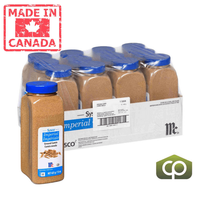 McCormick Imperial Épice Cumin Moulu (12/caisse) 425 g (0,94 Lb)