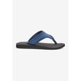 thumbnail image 4 of Comfortview Women's The Sylvia Stretch Fabric Soft Footbed Thong Slip On Sandal, 4 of 6