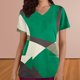 thumbnail image 1 of Puntoco Liquidación de blusas cortas para mujer, moda informal para mujer, cuello en V, estampado, manga corta, bolsillo, vestido de enfermera, 1 of 5