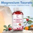 Magnesium Taurate Supplement - Magnesium Taurate Gummies for Overall ...