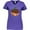 Purple, variant on Inktastic Cheetah Print Pretty Pumpkin with Fall Leaves Women's V-Neck T-Shirt