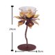 thumbnail image 2 of Candelabro en forma de flor creativa, adornos, portavelas de hierro, bandeja for velas de loto, 2 of 7