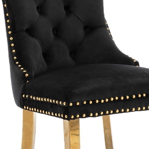 024 Black Velvet, Gold Legs