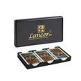 thumbnail image 1 of Lancer Dx Plastic Playing Cards Set Of 3 - Bridge Size, Multicolor Cards Packed In A Three Piece Pvc Container, Cards For All Ages Used For Card Games, Poker & Rummy | Use For Party Playing Cards, 1 of 5