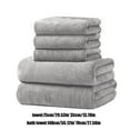 thumbnail image 3 of Wovilon 5 Pcs Bath Towels Set For Bathroom Cotton Thick Soft Absorbent Towel Set Of 6 Household Wash Face Gift Towel, 3 of 7