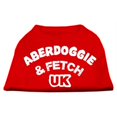thumbnail image 1 of Aberdoggie Uk Screenprint Shirts Red Xs (8), 1 of 1