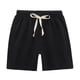 thumbnail image 4 of Odeerbi 2-10 Años Niños Niñas 3 Pcs Verano Algodón Lino Pantalones Cortos Entrenamiento Deportivos Cortos Lindo Color Sólido Pantalones Cortos Suaves Respirables, 4 of 9