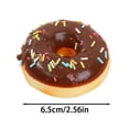 thumbnail image 3 of Decompression Doughnut Upgrade Toy, Venting Stress Relief Simulation Physical Pinching Fidget Toy with Music Sound Slow Rising Anxiety Relief Sensory Play for Kids Adults(Brown), 3 of 6