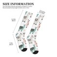 thumbnail image 2 of Compression Socks For Women And Men - Cartoon Cute Funny Alpaca Cactus Compression Socks Circulation For Workout, 2 of 2