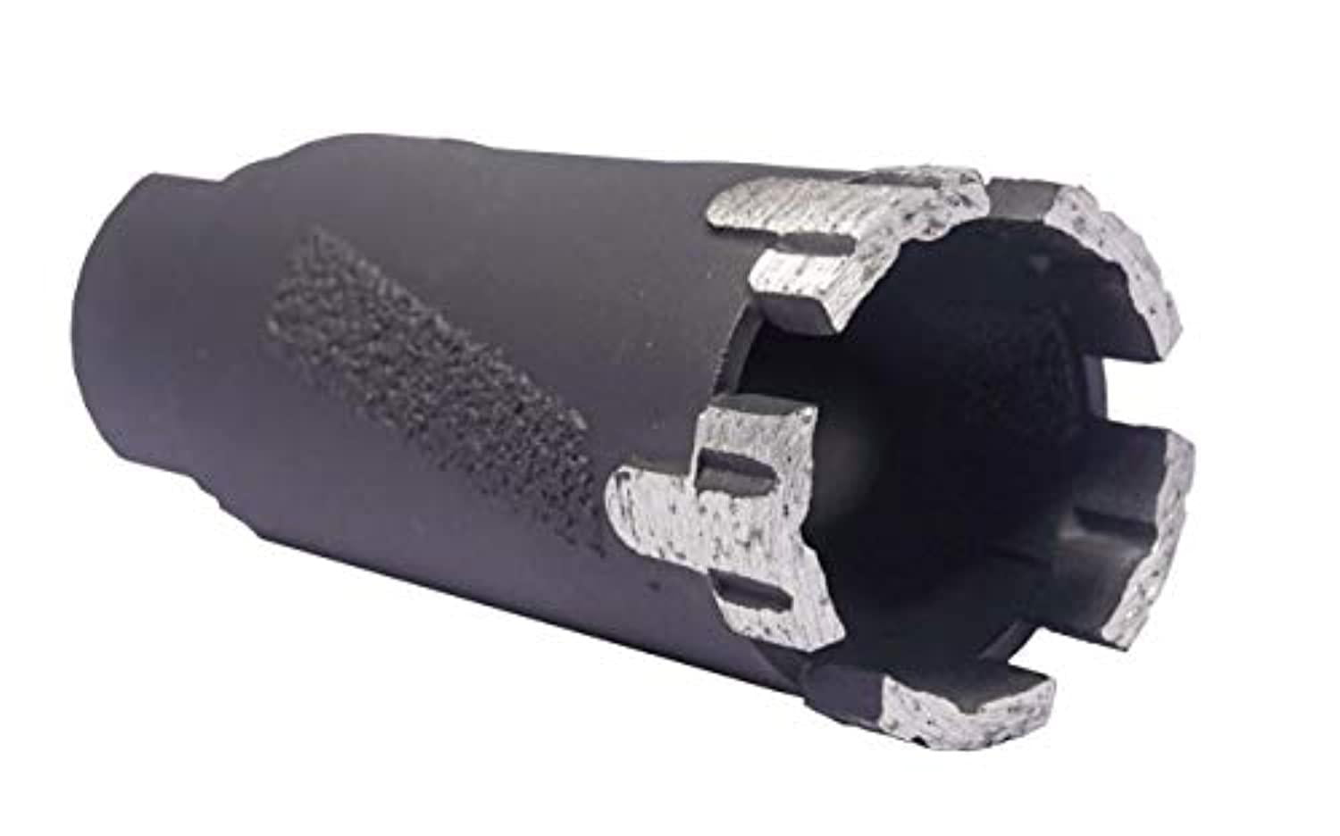 Zered T-Segment Turbo Wet & Dry Core Bits for Granite and Hard Stone Vacuum Brazed Steel 1 inch