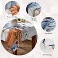 thumbnail image 5 of Thanksgiving Fall Table Cloth Waterproof Tablecloths, Blue White Pumpkin Eucalyptus Autumn Tablecloth Dining Table Cover for Kitchen Party Tabletop Outdoor, Rectangle Tablecloth 54x108 Inch, 5 of 9
