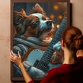thumbnail image 6 of Papillon Dog and Guitar Picture Poster Unframe, Papillon Dog Canvas Frame Ready to Hang - Kawaii Room Decor - Dog Prints Wall Art, 6 of 6