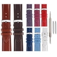 thumbnail image 4 of Morellato Musa Watch Strap - Dark Violet - 16mm - Chrome-plated Stainless Steel Buckle - PERFORMANCE Collection, 4 of 8