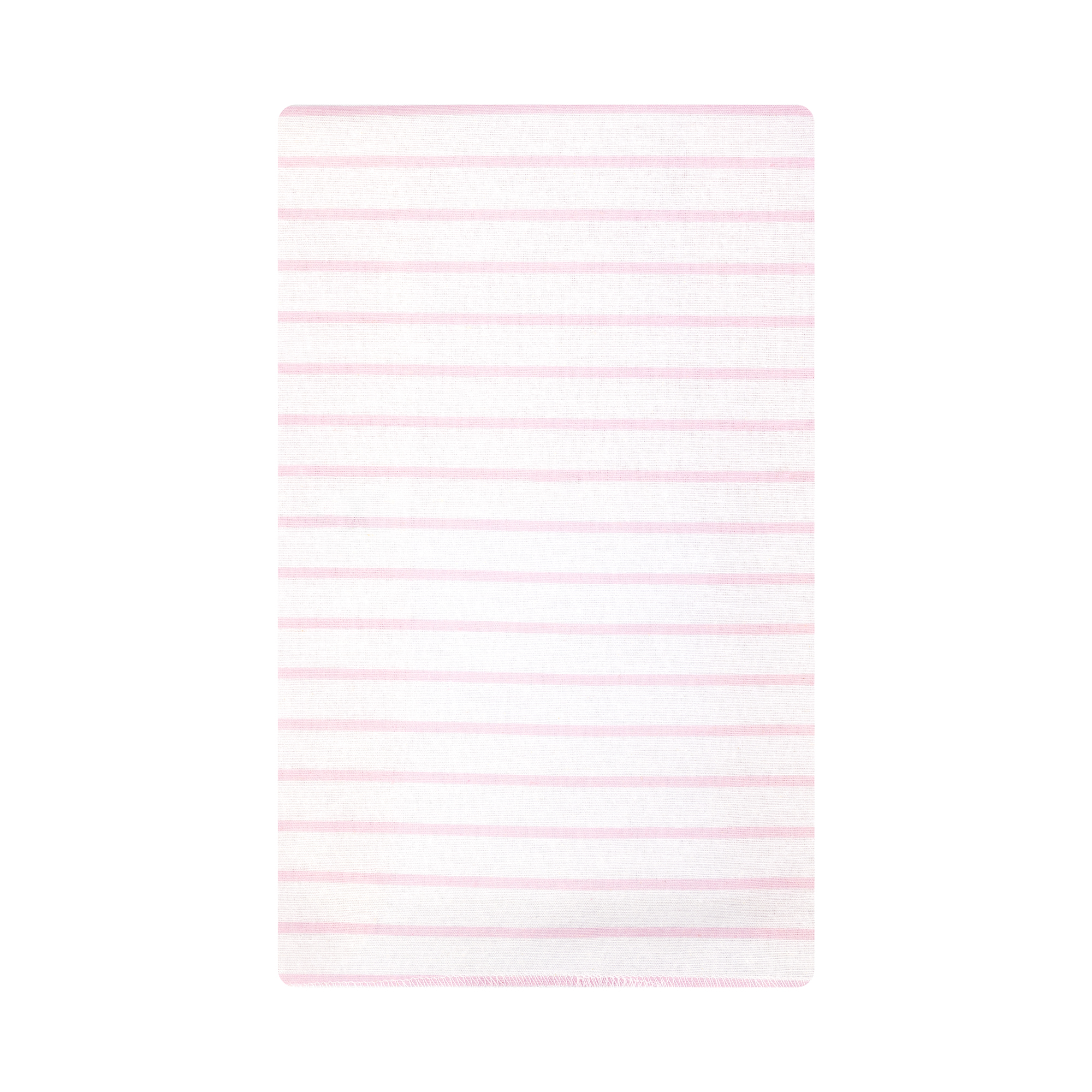 Hudson Baby Infant Girls Cotton Flannel Burp Cloths 10-Pack, Pink Daisies, One Size