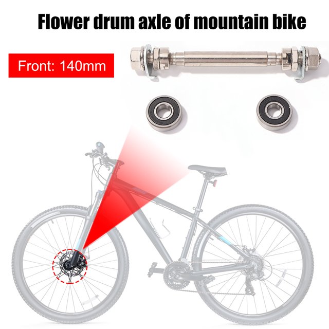 Eje de rueda delantera y trasera para bicicleta de montaña piezas Ehuebsd de repuesto de palanca de cambio de eje sólido 150mm 180mm