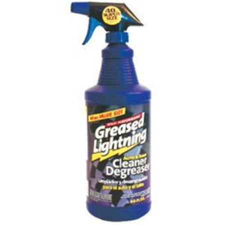Greased Lightning High Performance Cleaner, Super Strength, for Grease and Oil, 1 Gallon, Case of
