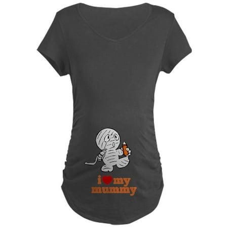 

CafePress - Little Mummy Maternity Dark T Shirt - Maternity Dark T-Shirt