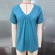 thumbnail image 4 of Xuyuer Women‘s Casual Fashion Solid Color Summer V-Neck Short Sleeve Blouses Shirts Top, 4 of 9