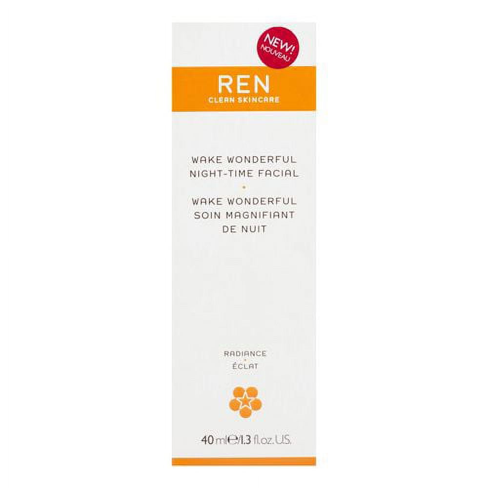 REN Skincare Wake Wonderful Night-Time Facial Cream, 1.3 Oz