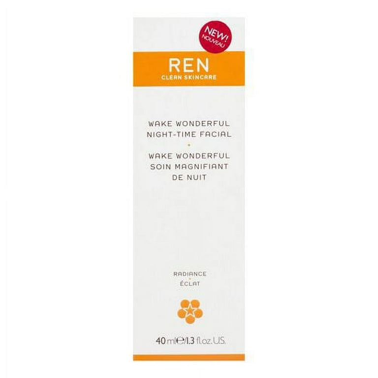 フェイスクリーム REN REN Skincare Wake Wonderful Night-Time Facial 1.3 oz