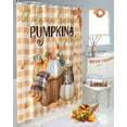 thumbnail image 5 of Owl Pumpkin Shower Curtain Set ，Waterproof Fabric Shower Curtains Fall Maple Leaf Shower Curtains for Bathroom,Bathroom Decor 66"x72", 5 of 7