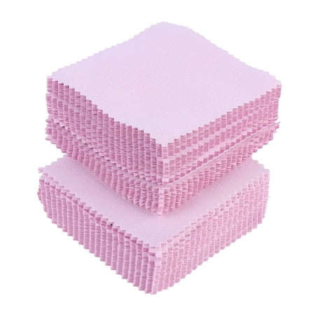 PAMINGONO Jewellery Polisher Jewelry Wiping Cloth Fiber Pink Jewelry 100Pcs