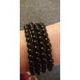 thumbnail image 5 of K-KED black tourmaline crystal 6mm 8mm or 10mm beads healing bracelet root chakra-8 mm, 5 of 9