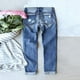 thumbnail image 4 of WILLBEST Jeans Mujer Pantalones Vaqueros Rectos Con Rotos y Estampados para Mujer, de Tiro Medio, Cómodos, Elásticos E Informales a La Moda Chica, 4 of 5