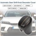 thumbnail image 2 of Cubierta decorativa del pomo de cambio Unique Bargains para Honda Civic 22-25, CR-V / HR-V 23-25, Accord 18-25, negro, 1 pieza, 2 of 6