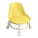 thumbnail image 1 of Silla giratoria con ruedas universales giratorias de 360 degree y asiento bajo Amarillo, 1 of 9