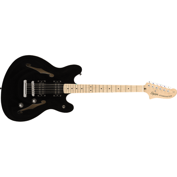 Guitarra Eléctrica Squier by Fender Affinity Starcaster - Color Negro, Madera de Arce