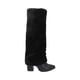 thumbnail image 2 of Bota Con Capucha De Peluche Amaranta Para Mujer Piel Sintética Negro, 2 of 5