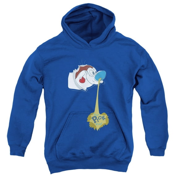 Ren And Stimpy Don't Pick At Me! Unisex Youth Pull-Over Hoodie