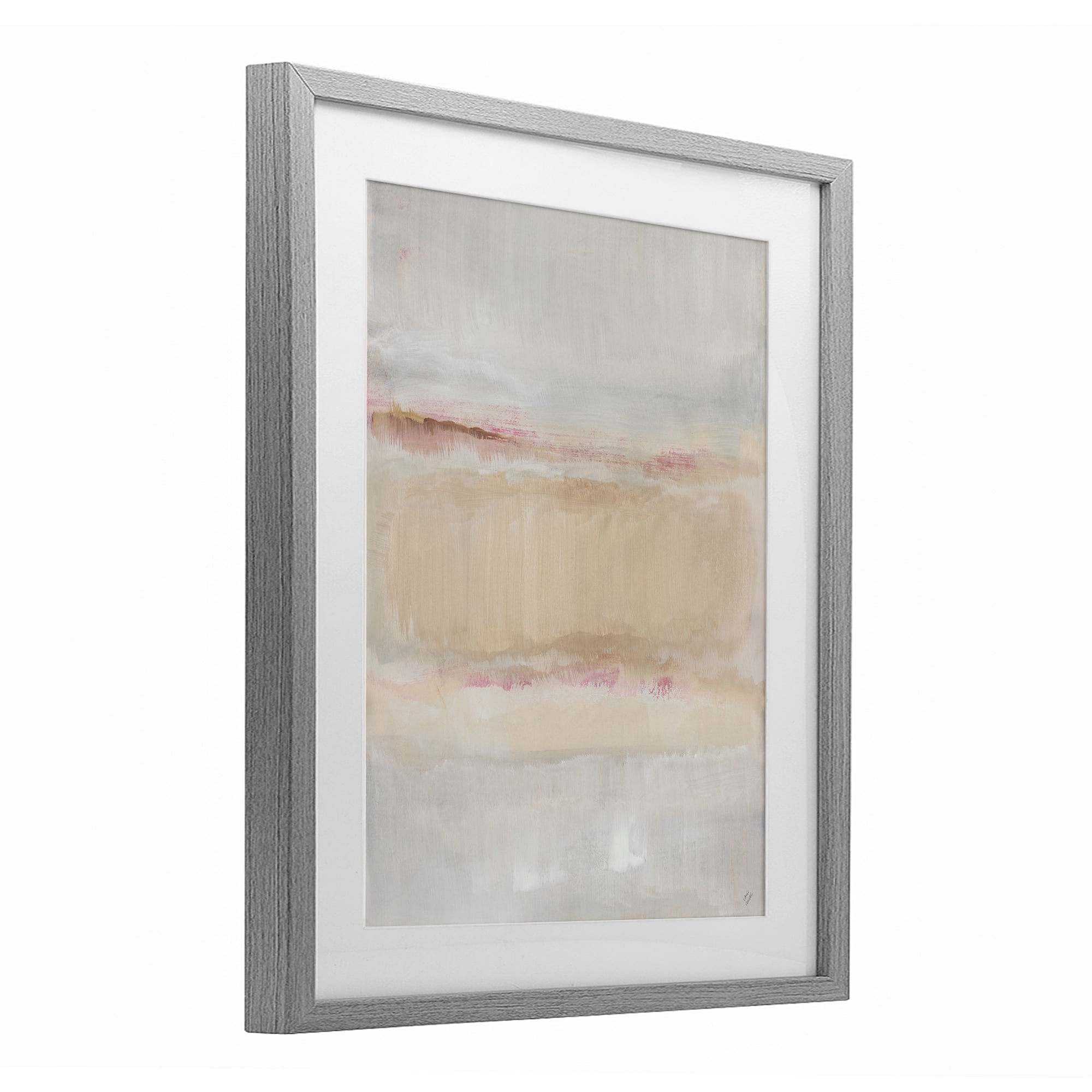 Stupell Industries Restful Misty Landscape Gray Framed Print Under Glass, design by Lanie Loreth