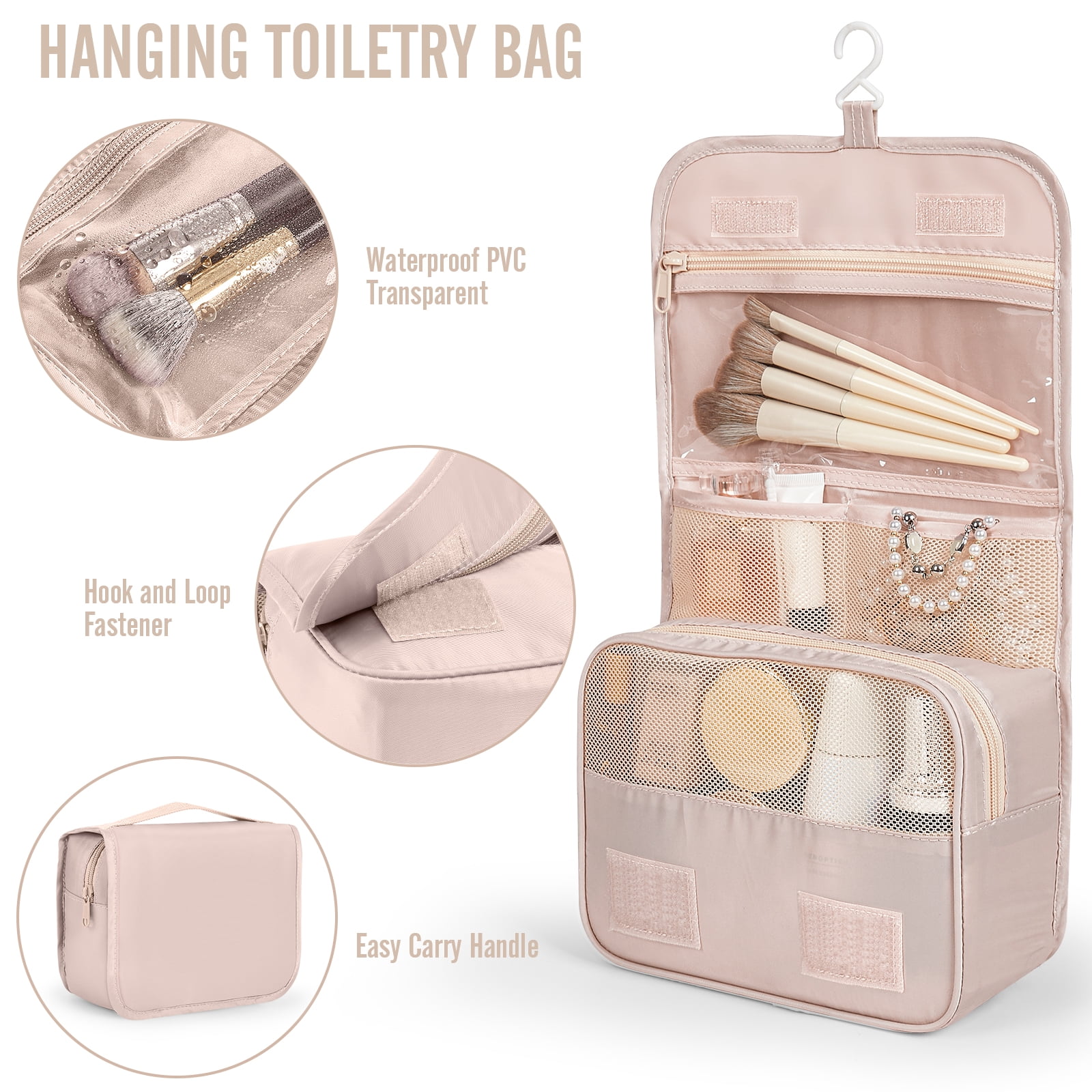 Veken 10 Set Packing Cubes for Travel, Beach Vacation Essentials Accessories for, Suitcase Organizer Bags for Luggage with Hanging Toiletry & Shoe Bag, Birthday Gifts for Women Mom Her
