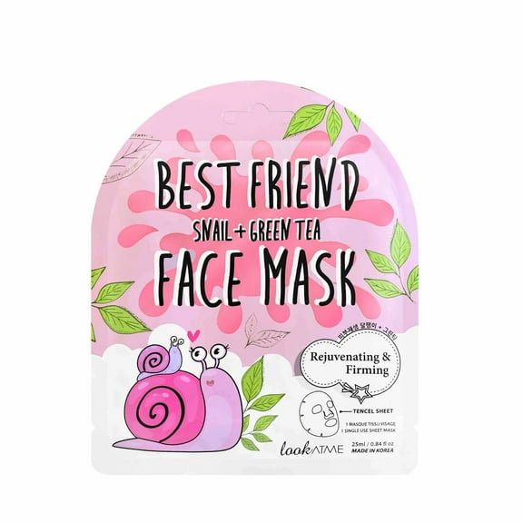 10pc Set LOOK AT ME Best Friend Tencel Facial Mask | Korean Skincare | Rejuvenating & Firming