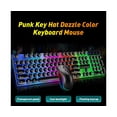 thumbnail image 2 of Stylish Wired LED Backlight Mechanical Keyboard Mouse Set for Computers Laptops - Black, 2 of 5